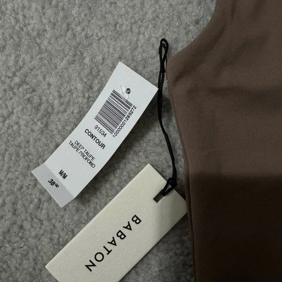 Brown Racerback Tank Top - Babaton - Picture 2 of 3